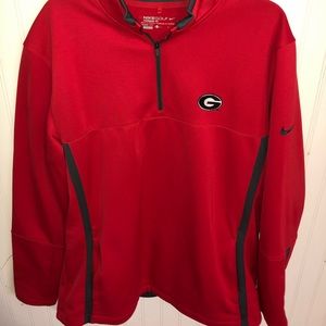 Nike Georgia Bulldogs golf 1/4 zip pullover
